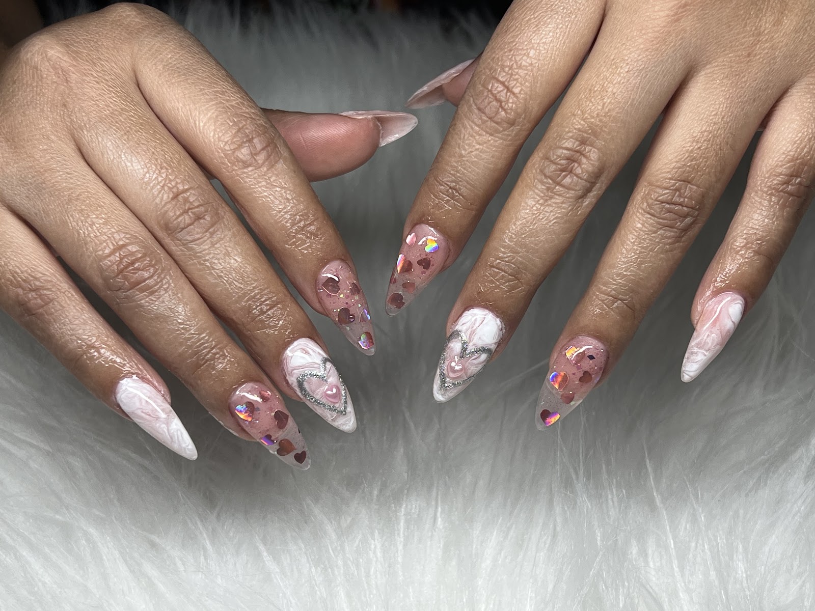 Queen Nails nail work in McAllen, Texas